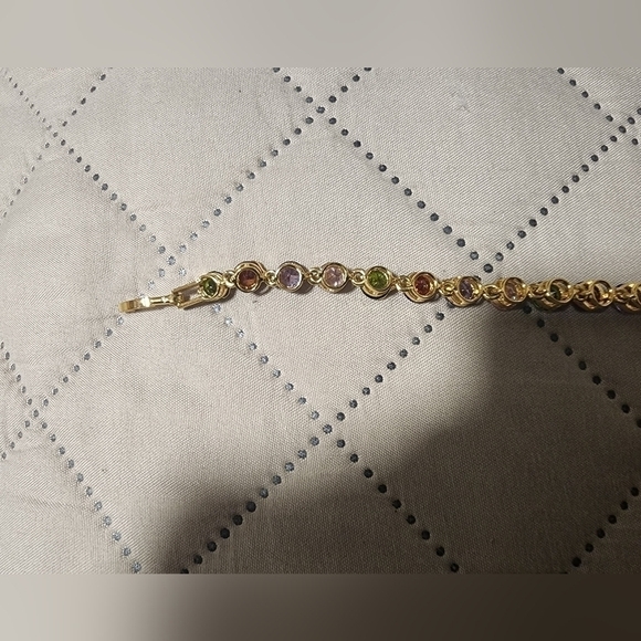 𝅺WOMEN'S Fashion  Multi-color Gemstones Bracelet - Picture 7 of 7